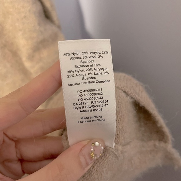 Aritzia Babaton Group Pink Wool Sweater - Picture 4 of 6